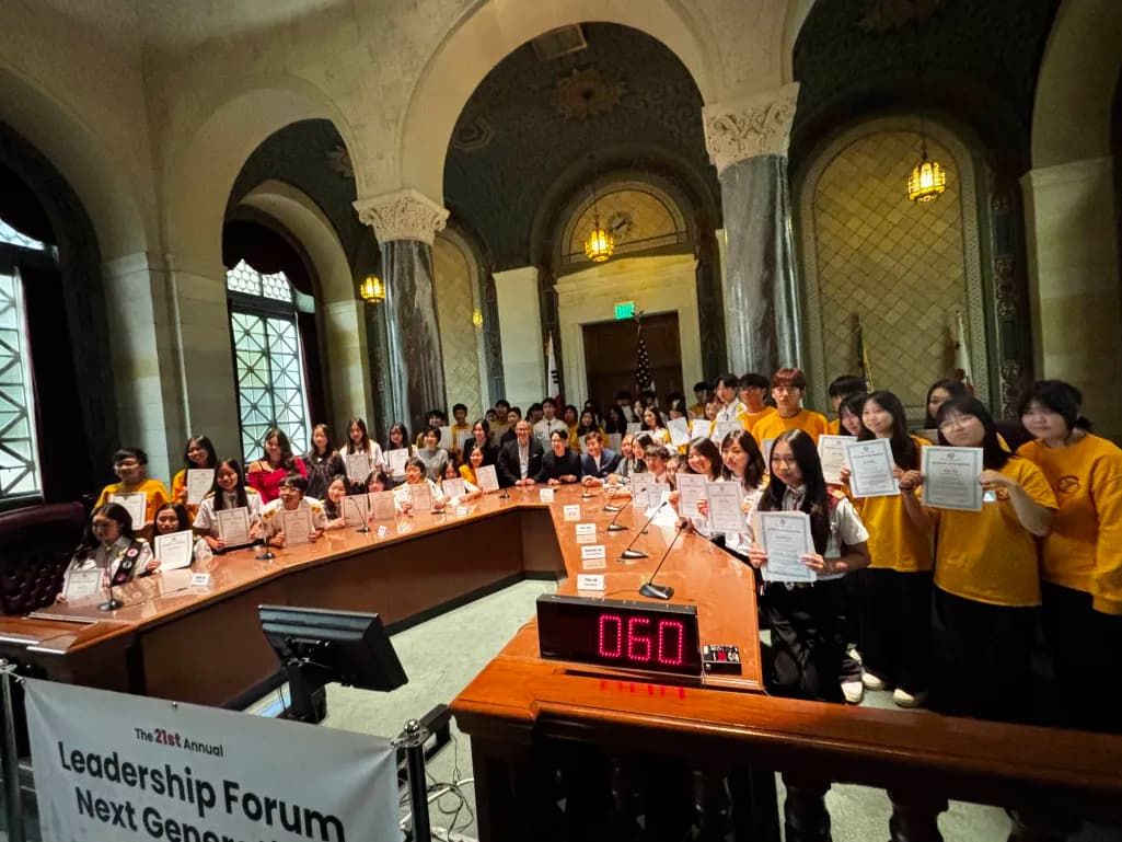 제21회 차세대 정체성 리더십 포럼 LA시청서 성황리 개최