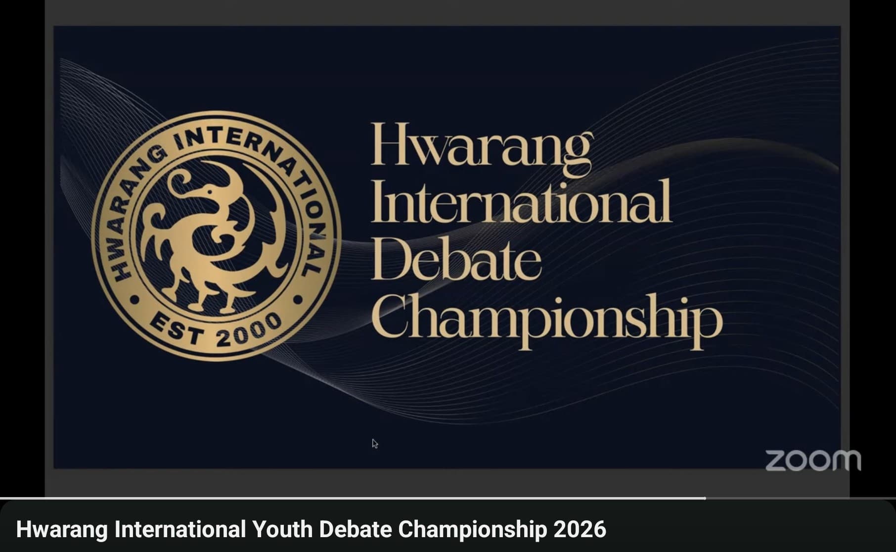 Hwarang International Hosts Inaugural Global Debate Championship